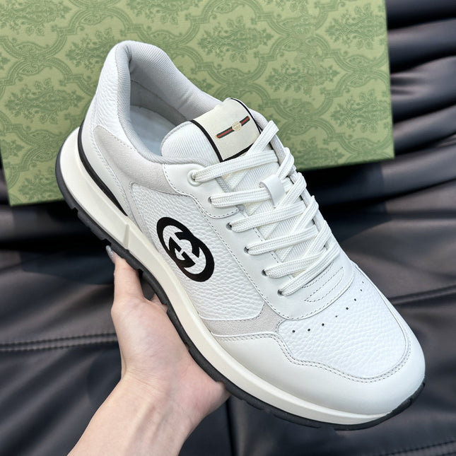 GG TRAINERS BROWN WHITE