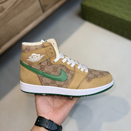 GG AIR JORDAN BROWN GREEN