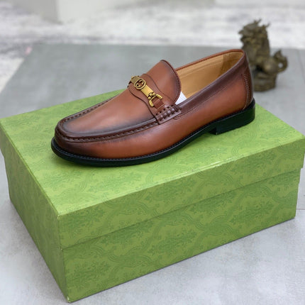 GG LOAFER MEN'S BROWN SMOOTH LEATHER