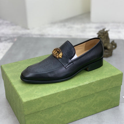 GG MEN'S LOAFER BLACK COWHIDE