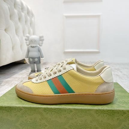 GG SNEAKERS ARDESIA YELLOW LEATHER