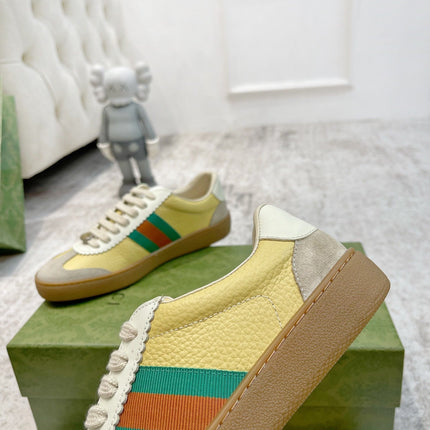 GG SNEAKERS ARDESIA YELLOW LEATHER