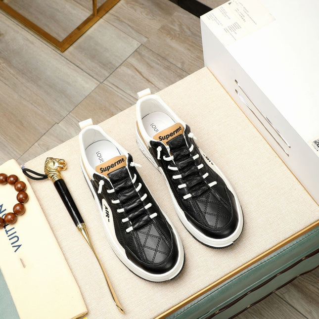 LV AIR SUPERME SNEAKER BLACK