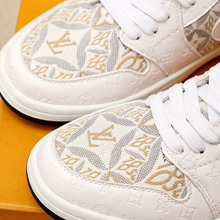 AIR FORCE LV MONOGRAM SNEAKER WHITE GREY