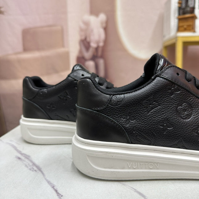 LV MENS MATCH UP SNEAKER MONOGRAM BLACK