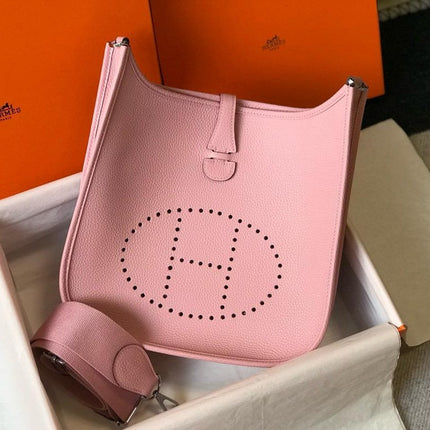 HM Evelyne 29 Togo Bag Pink