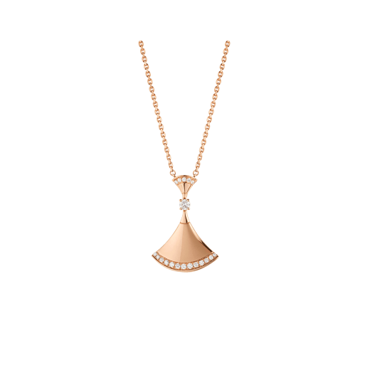 DREAM NECKLACE PINK GOLD DIAMOND