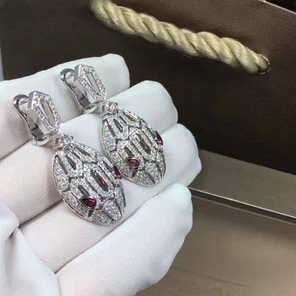 SERPENTI PINK DIAMOND EARRINGS