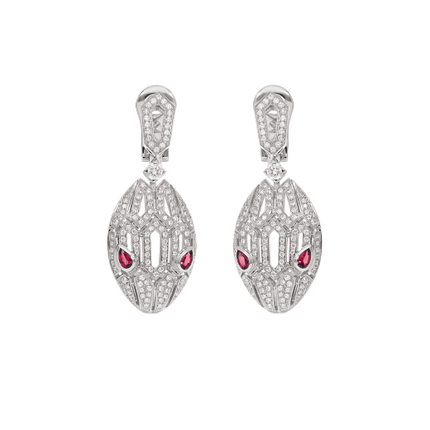 SERPENTI PINK DIAMOND EARRINGS