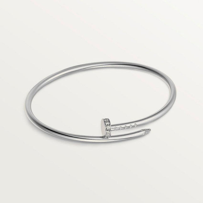 JUSTE BRACELET 2.5MM SILVER DIAMOND