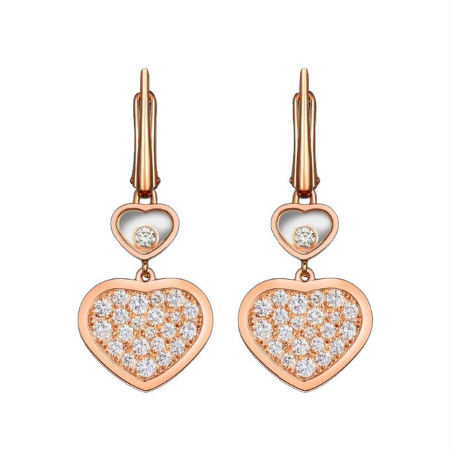 HAPPY HEART EARRINGS FULL DIAMOND