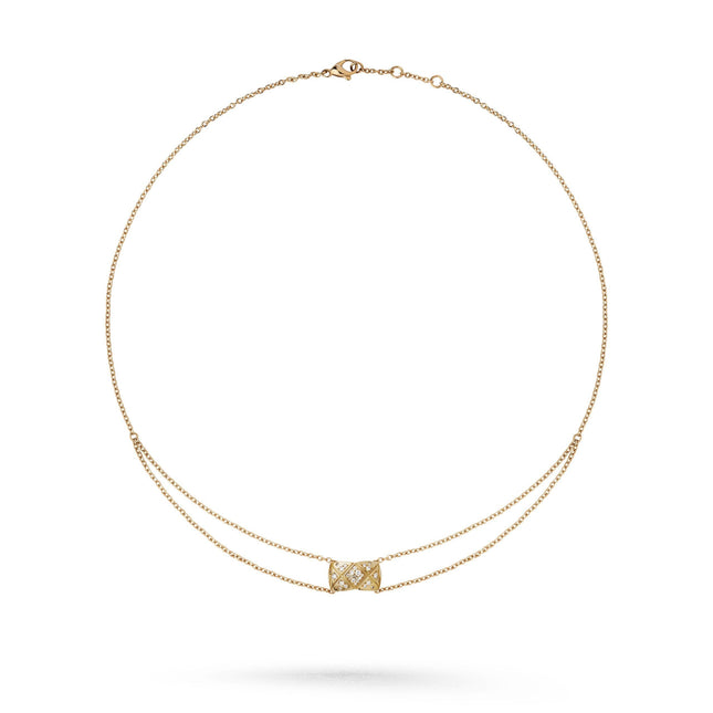 CRUSH GOLD DIAMOND NECKLACE