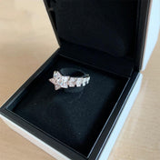 COMETE RING SILVER DIAMOND