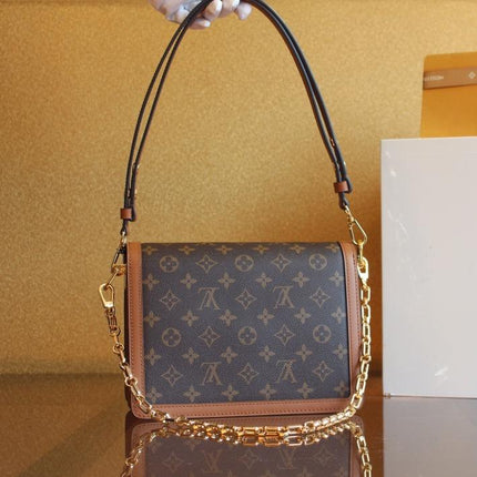 LV DAUPHINE MM 25 MONOGRAM CANVAS