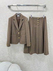 CELINE 26S BLAZER SKIRT SET 791194