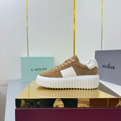 TOM FORD 26S SNEAKER HOGAN IN BROWN AND WHITE SUEDE