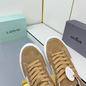 TOM FORD 26S SNEAKER HOGAN IN BROWN AND WHITE SUEDE