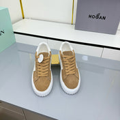 TOM FORD 26S SNEAKER HOGAN IN BROWN AND WHITE SUEDE