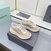 TOM FORD 26S HOGAN SNEAKERS IN BEIGE CALFSKIN AND SUEDE