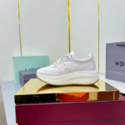 TOM FORD 26S HOGAN SNEAKERS IN WHITE CALFSKIN