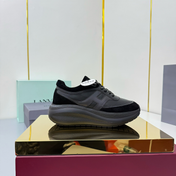 TOM FORD 26S HOGAN SNEAKERS IN BLACK CALFSKIN AND SUEDE