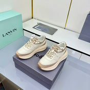 TOM FORD 26S HOGAN SNEAKERS IN CREAM WHITE CALFSKIN AND BROWN SUEDE