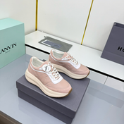TOM FORD 26S HOGAN SNEAKERS IN PASTEL PINK CALFSKIN AND SUEDE