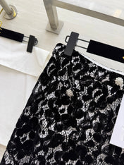 CHANEL 26S LACE FLARED PANTS STYLE 1026