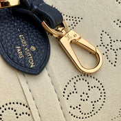 BLOSSOM PM 20 IN DARK BLUE MONOGRAM PERFORATED CALFSKIN
