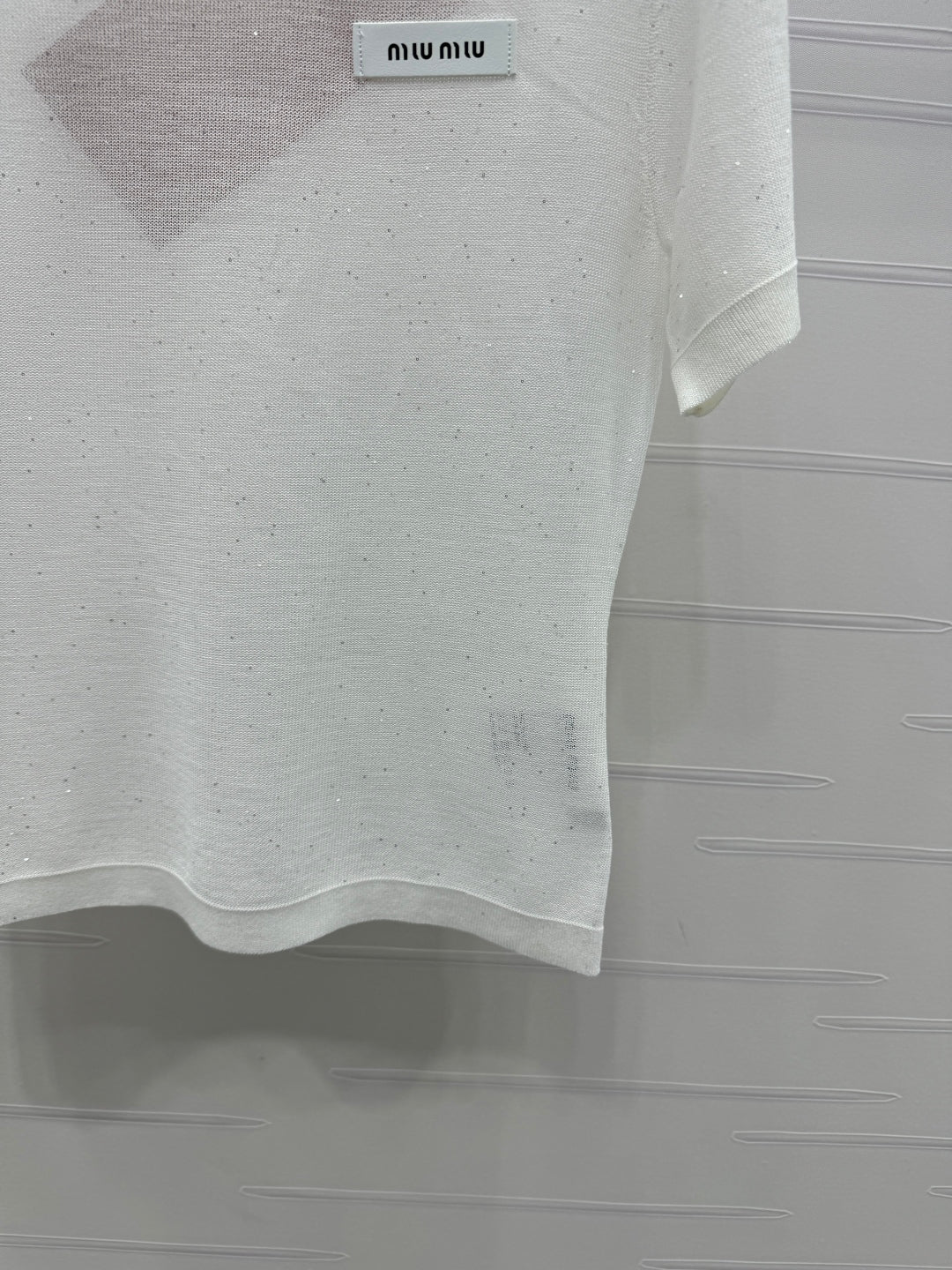 MIUMIU SHORT-SLEEVE T-SHIRT 269472