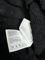 CHANEL 25S HOLLOW KNIT SHORT SLEEVE TOP 264151