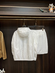 LV SET JACKET AND PANTS WHITE 239590