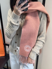 HERMES 25S SCARF 190 IN CASHMERE 854621