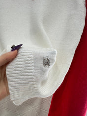 CHANEL 25S LONG-SLEEVE ROUND-NECK SWEATER 507