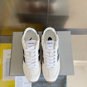 TOM FORD 26S SNEAKERS IN WHITE SUEDE