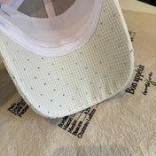 CHANEL 26S CRYSTAL-EMBELLISHED BASEBALL CAP 337795
