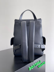 BACK TO SCHOOL BACKPACK 39 IN MIDNIGHT BLUE LAMBSKIN