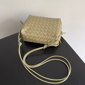 MINI LOOP CAMERA BAG 22 IN BEIGE CALFSKIN