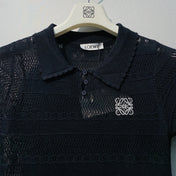 LOEWE 26S OPEN KNIT POLO 357