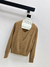 HERMES 25S V-NECK SWEATER 246