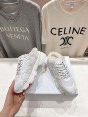 DIOR CHRONO SNEAKER 25S IN WHITE LAMBSKIN AND MESH FABRIC STYLE 11