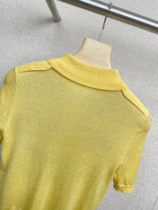 MIUMIU KNITTED POLO SHIRT STYLE 324