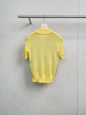 MIUMIU KNITTED POLO SHIRT STYLE 324