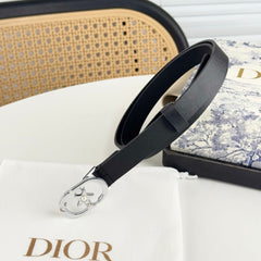 DIOR 25S BELT 20 MM IN BLACK CALFSKIN 564604
