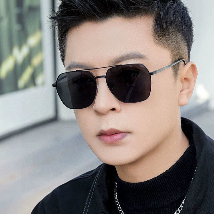 SQUARE FRAME SUNGLASSES 0863 IN METAL