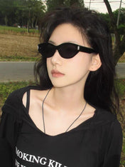 OVAL FRAME SUNGLASSES G0111 IN ACETATE
