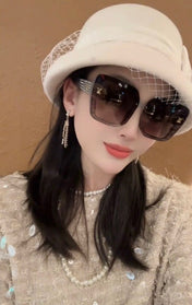 SQUARE JEWEL SUNGLASS L2990 IN ACETATE FRAME
