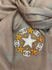 CHANEL 25S SCARF 200 IN CASHMERE WOOL 701967