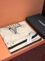 CHANEL 25S SCARF 140 CM IN CASHMERE SILK 941832