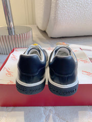 VIV' SKATE SNEAKERS IN BLACK CALFSKIN CARTOON CHARMS